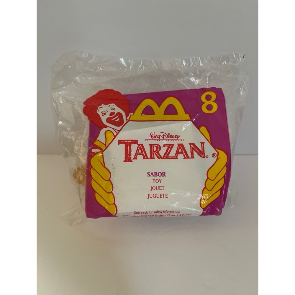 Vintage McDonald’s Disney Tarzan Leopard Toy Sealed